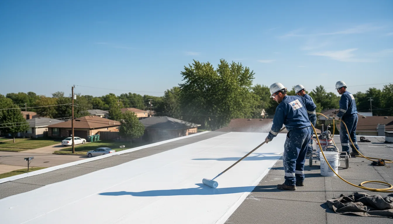 Commercial roof coating in Paragon, IN near me